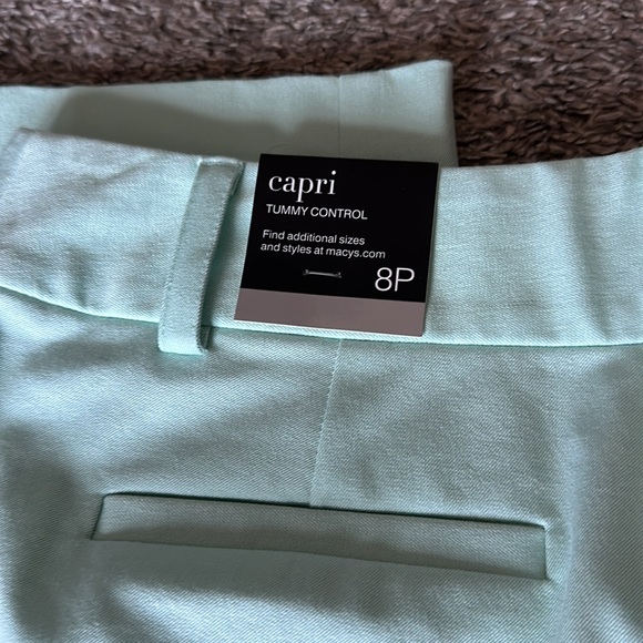 Alfani Capri Pants. Size 8P. Color “Tear Drop”. - Picture 3 of 3